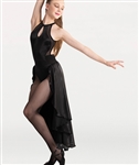 Body Wrappers Adult Dance Dress w/ Halter Binding Neckline