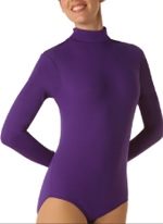 Body Wrappers Made To Order Adult Long Sleeve Turtleneck Leotard