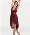 Body Wrappers Sequin Lace Hi-Lo Dance Dress