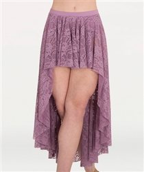 Body Wrappers Tweens Lace Convertible Drapey Skirt