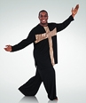 Body Wrappers Men's Black with Gold Cross Component -