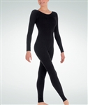 Body Wrappers Girls MicroTECH Long Sleeve Unitard