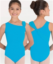 Body Wrappers Asymmetrical Mesh Strap Leotard - You Go Girl Dancewear