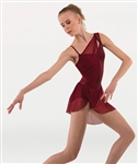 Body Wrappers Tween Asymmetrical Dance Dress