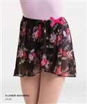 Body Wrappers Adult Chiffon Skirt - Flower Showers