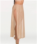 Body Wrappers Adult Chiffon Side Slit Skirt