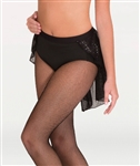 Body Wrappers Adult Twinkle Open Front/Drape Back Skirt