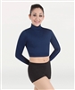 Body Wrappers Girls Long Sleeve Turtleneck Midriff