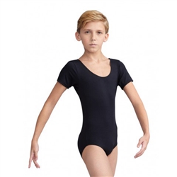 Capezio Boys Tactel Short Sleeve Leotard - You Go Girl Dancewear