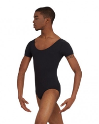 Capezio Mens Tactel Short Sleeve Leotard - You Go Girl Dancewear