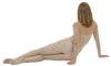 Capezio Ultra Soft Body Tights with Clear Straps