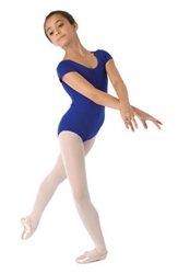 Capezio Cotton Scoop Neck Adult Short-Sleeve Leotard - Style CC400