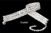 Rhinestone Stretch Choker - Three Row