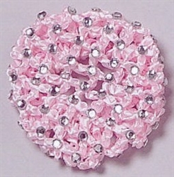 Large Rhinestone Bun Cover