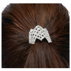 Dasha Geometric Rhinestone Pony