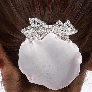 Dasha Rhinestone Barrette w/ Snood