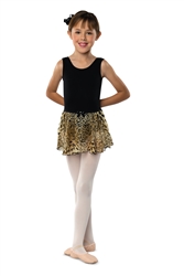 Danshuz Child Leopard Circle Skirt - You Go Girl Dancewear