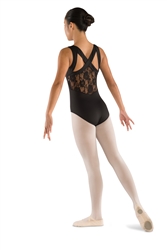 Danshuz Adult Lace Cross Back Leotard - You Go Girl Dancewear