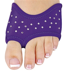 Danshuz Rhinestone Half Soles - Purple - You Go Girl Dancewear