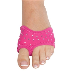 Danshuz Rhinestone Half Soles - Hot Pink - You Go Girl Dancewear