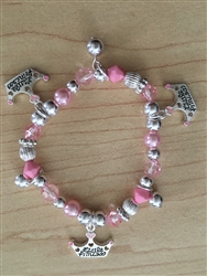 Little Princess Beaded Bracelet - You Go Girl! Dancewear