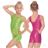 Eurotard Child Metallic Splatter Gymnastics Biketard - You Go Girl Dancewear!