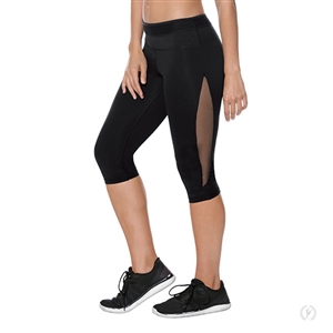 Eurotard Adult Performance Tactel Mesh Capri Legging - You Go Girl Dancewear!