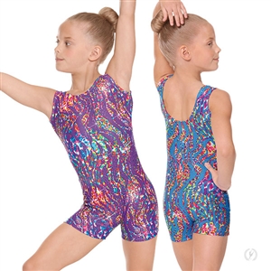 Eurotard Child Under the Sea Gymnastics Biketard - You Go Girl Dancewear!