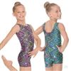 Eurotard Child Dizzy Dots Gymnastics Biketard - You Go Girl Dancewear!