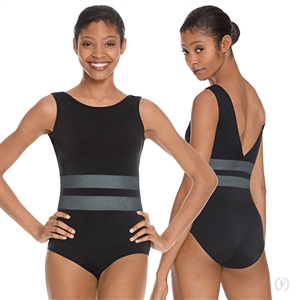 Eurotard Adult Striped Slate Tank Leotard - You Go Girl Dancewear!