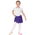 Eurotard Child Polyester Mock Wrap Pull-On Skirt- You Go Girl Dancewear