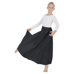 Eurotard Child Single Panel Lyrical Skirt, 31" Length - You Go Girl Dancewear