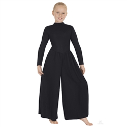 Eurotard Child High Neck Jumpsuit w/ Zipper Back - You Go Girl Dancewear