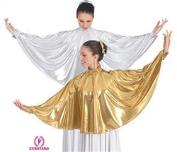 Eurotard Adult Metallic Angel Wing Collar, 2X - You Go Girl Dancewear