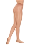Eurotard Women's Plus Size Shimmer Footless Dance Tights by EuroSkins - You Go Girl Dancewear