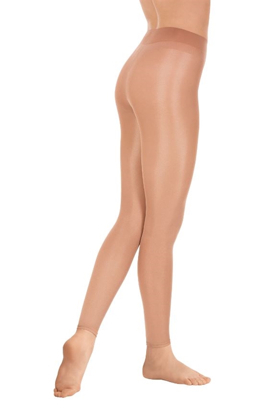 Eurotard Women's Plus Size Shimmer Footless Dance Tights by
