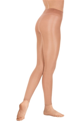 Eurotard Women's Plus Size Shimmer Footless Dance Tights by EuroSkins - You Go Girl Dancewear