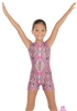 Eurotard Child Kaleidoscope Gymnastics Tank Biketard - You Go Girl Dancewear