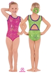 Eurotard Child Metallic Splatter Gymnastics Tank Leotard - You Go Girl Dancewear