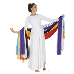 Eurotard Chiffon Scarf/Veil/Sash - You Go Girl Dancewear