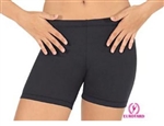 Eurotard Adult MicroValue Mid-Thigh Shorts - You Go Girl Dancewear