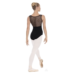 Eurotard Adult Diamond Mesh Pinch Front Tank Leotard - You Go Girl Dancewear