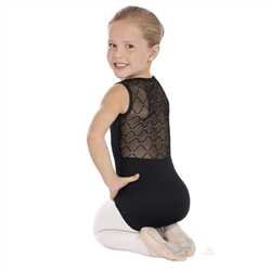 Eurotard Child Diamond Mesh Pinch Front Tank Leotard - You Go Girl Dancewear