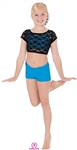 Eurotard Child Stretch Lace Crop Top - You Go Girl Dancewear