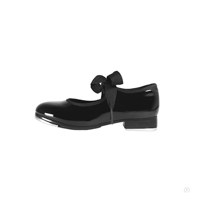 Eurotard Girls Lindy Patent Leather Tap Shoe with Eurotard Euphonix Taps - Style A3509C - You Go Girl Dancewear