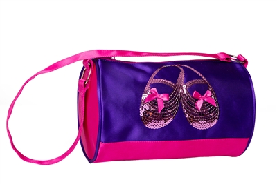 Horizon Dance Satin & Sequins Duffel - Purple - You Go Girl Dancewear