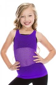 Idea Kids Racerback Fishnet Tank