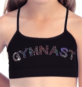 Idea Kids Gymnast Sequin Sports Bra