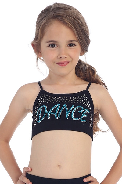 Idea Kids Dance Stud and Sequin Bra Cami - You Go Girl Dancewear!