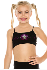 Idea Kids Star Sequin Bra Top